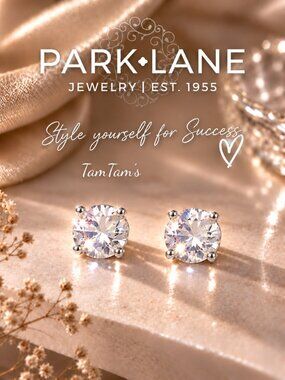 Park Lane Impression Stud TCW 3 Carat Earrings